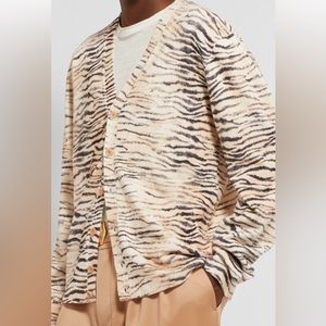 Sies Marjan - Otto Tiger-Print Chenille
Cardigan - Neutrals